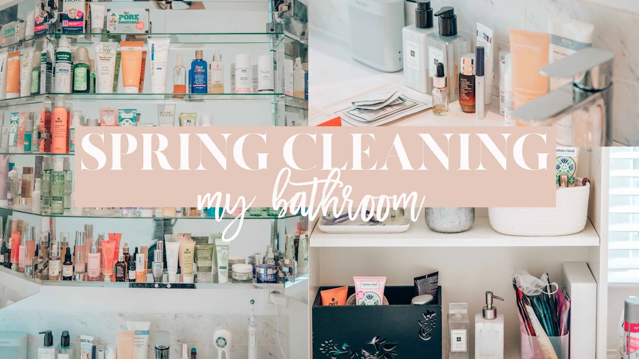 BATHROOM SPRING CLEANING🛁 | Axelle Blanpain