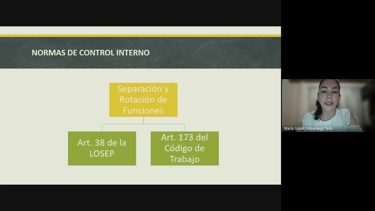 Normas de Control Interno emitidas por la Contraloría General del Estado |  2023 - 03 - 23
