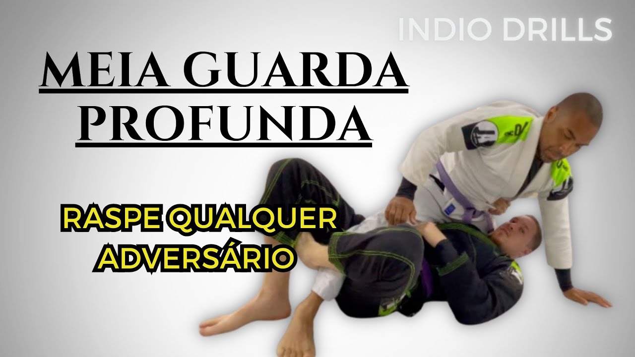 Como raspar adversário mais pesado na meia guarda