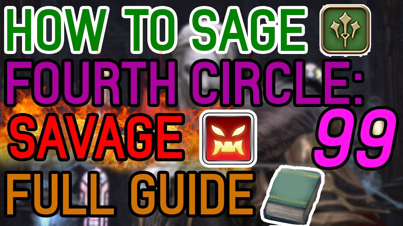 FFXIV How To Sage P4 Savage (4th Circle)