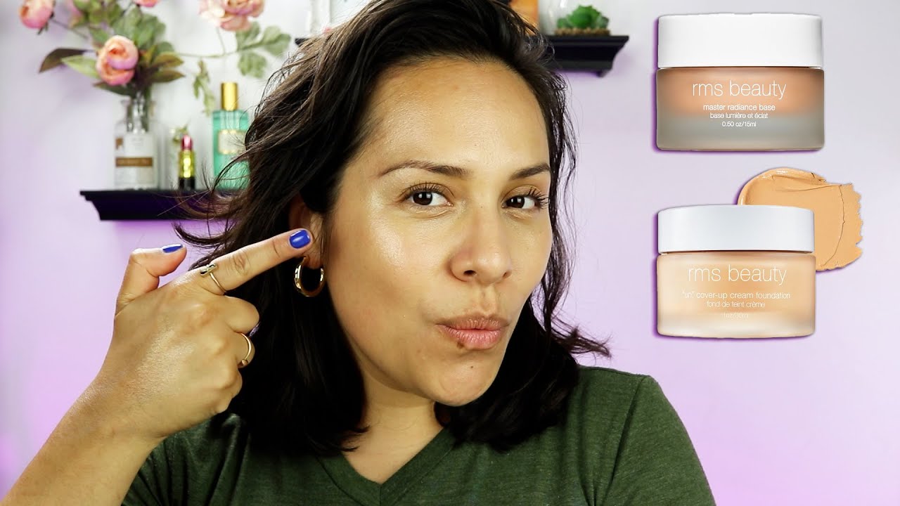 RMS Beauty UnCoverup Foundation 33 & Master Radiance Base Rich In Radiance Dewy Glow #rmsbeauty