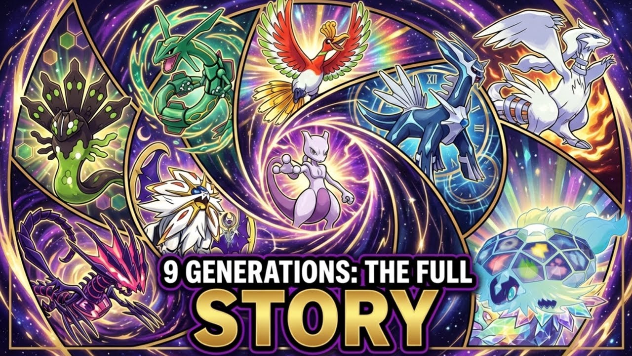 Pokemon Lore To Sleep To | Every Generation Explored (Gen 1-9)