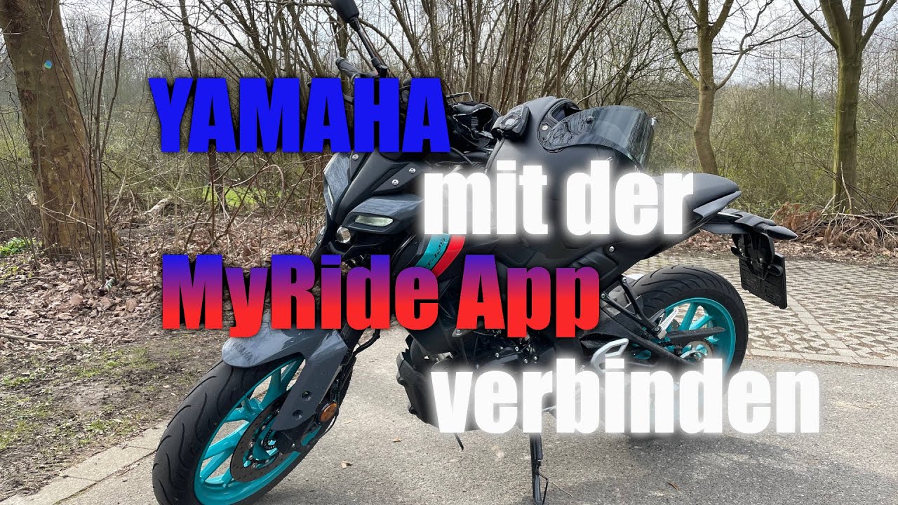 Yamaha mit der MyRide App koppeln