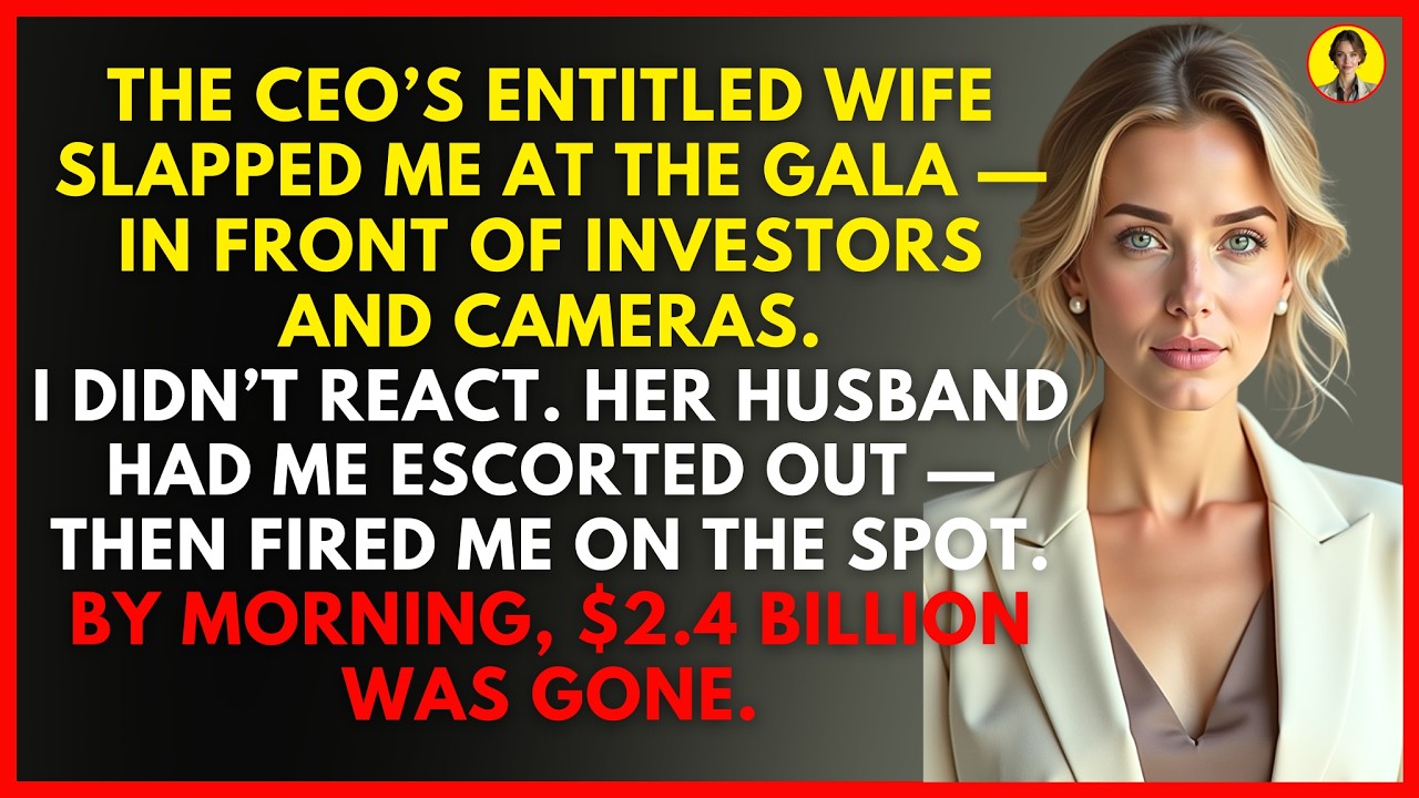 CEO’s Entitled Wife Slapped Me at the Gala — It Cost Them $2.4 Billion by Morning.