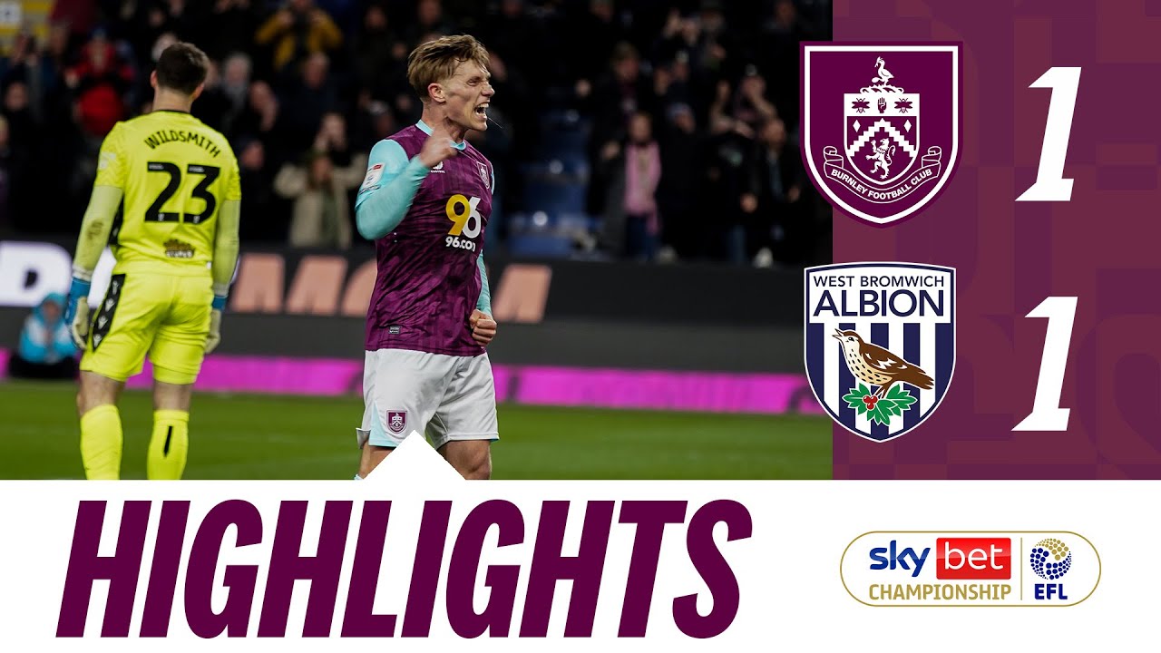 Points Shared Under The Lights With The Baggies | HIGHLIGHTS | Burnley 1 - 1 West Bromwich Albion