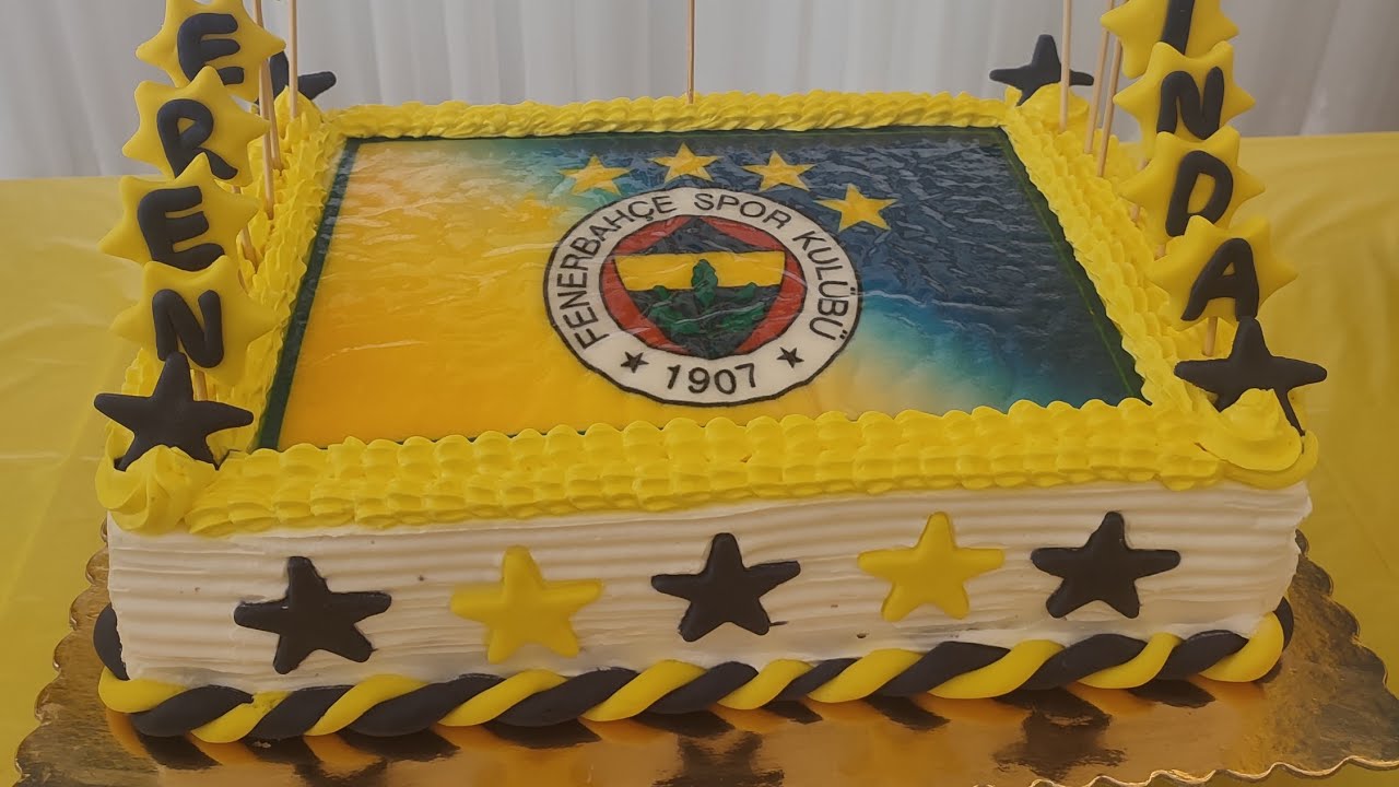 Fenerbahçe Temalı Doğum Günü Pastası🧿💯👩‍🍳✅