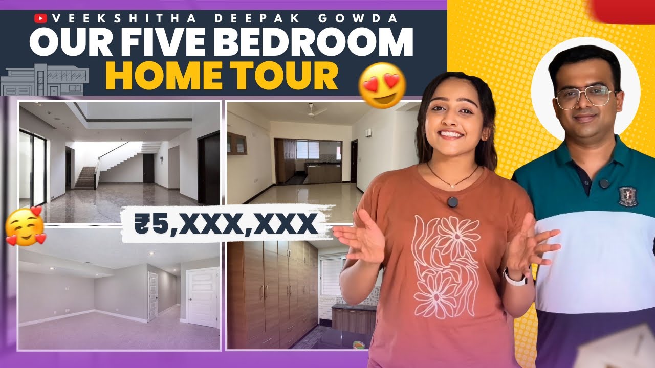 Our 5 bedroom NEW HOME in Bengaluru 🧿♥️ ಇದು ನಮ್ಮ ಸ್ವಂತ ಮನೆ 💯 #kannadavlogs 