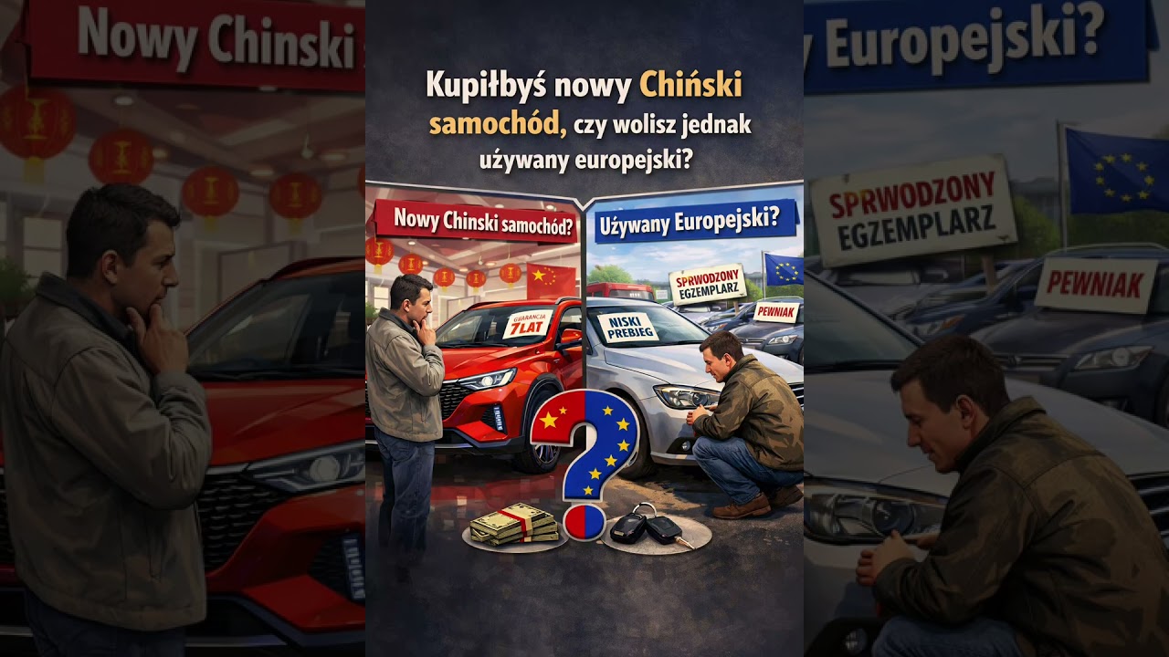Nowy Chiński samoch&oacute;d, czy wolisz jednak używany europejski ale sprawdzonej marki egzemplarz?🤔
