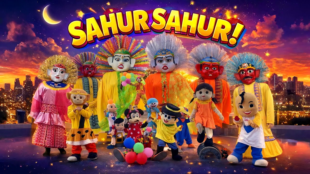 ONDEL-ONDEL vs BADUT LUCU 🎉 SAHUR SAHUR 🥁 ONDEL ONDEL BETAWI