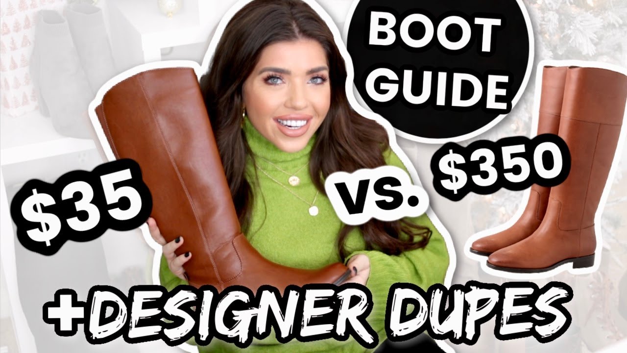 *AFFORDABLE* BOOT GUIDE 2020 | $40 & UNDER | Designer Dupes: Walmart, Target, F21 Haul | Best Boots