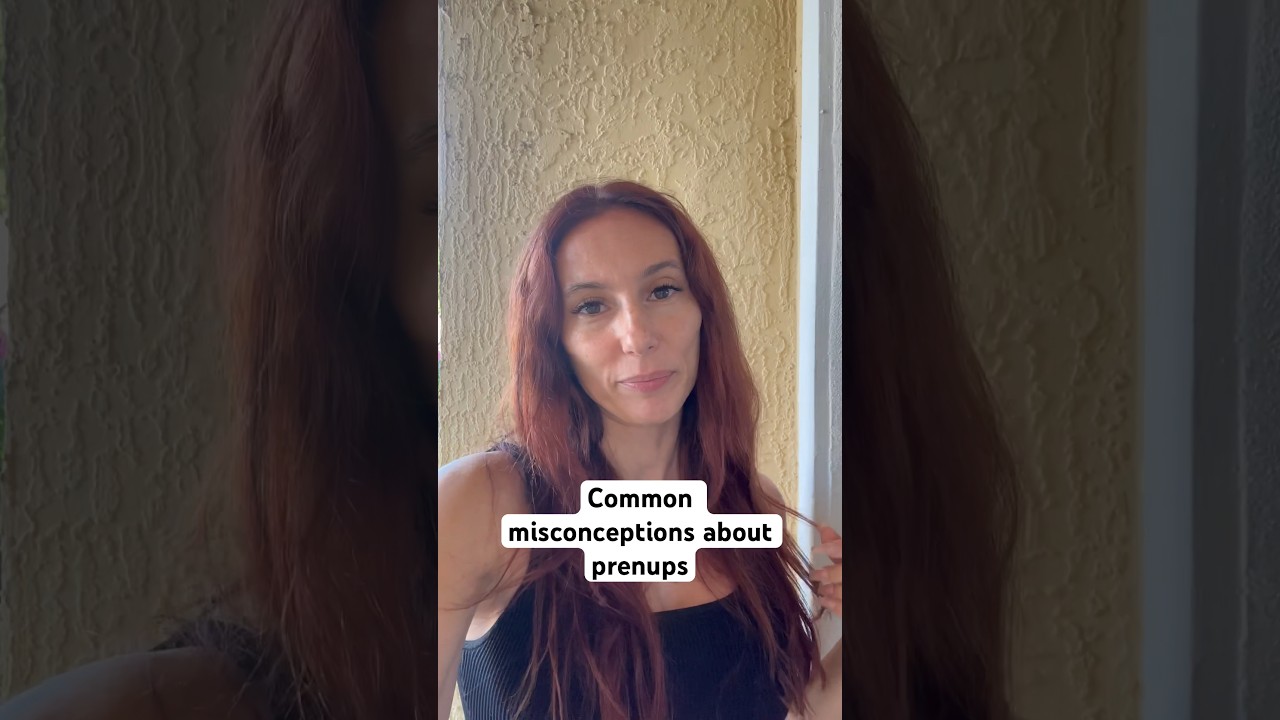 Prenups misconceptions  #prenup #divorce #lawyer