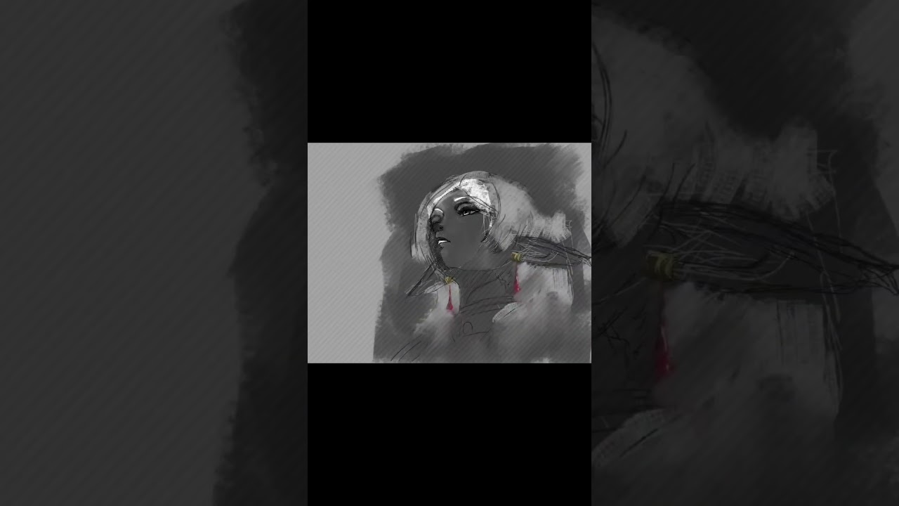 drawing process Frieren 