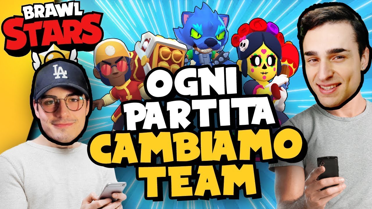 OGNI PARTITA CAMBIAMO TEAM! Siamo TROPPO FORTI. w/ Grax - Brawl Stars Ita
