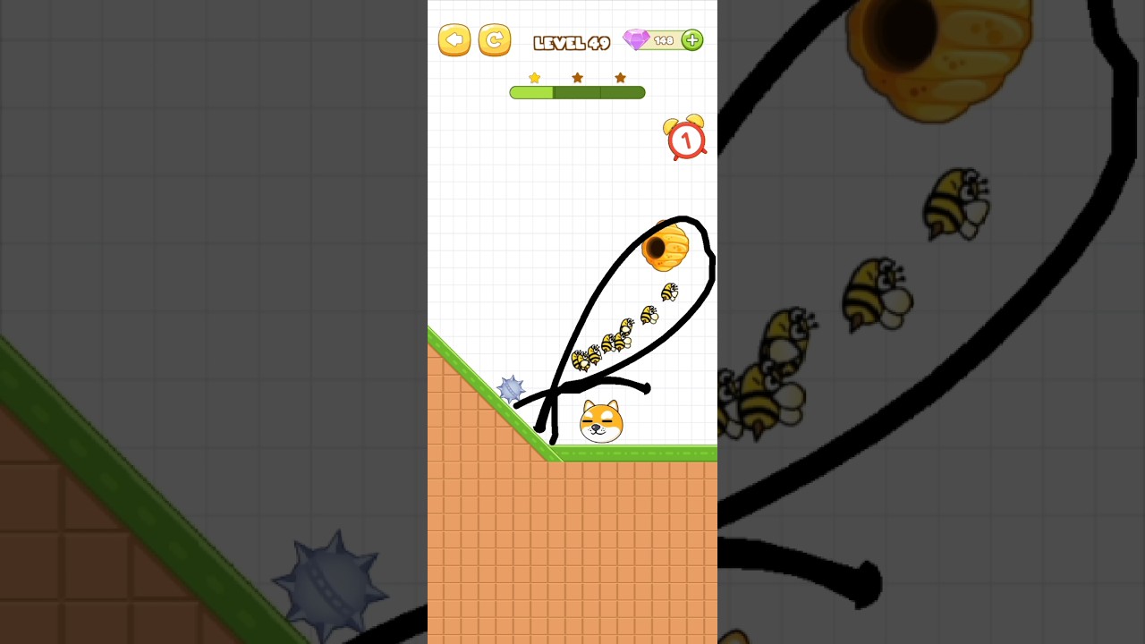 saves the pet lvl 49 #shortsfeed #youtubeshorts #viral #gaming #funny