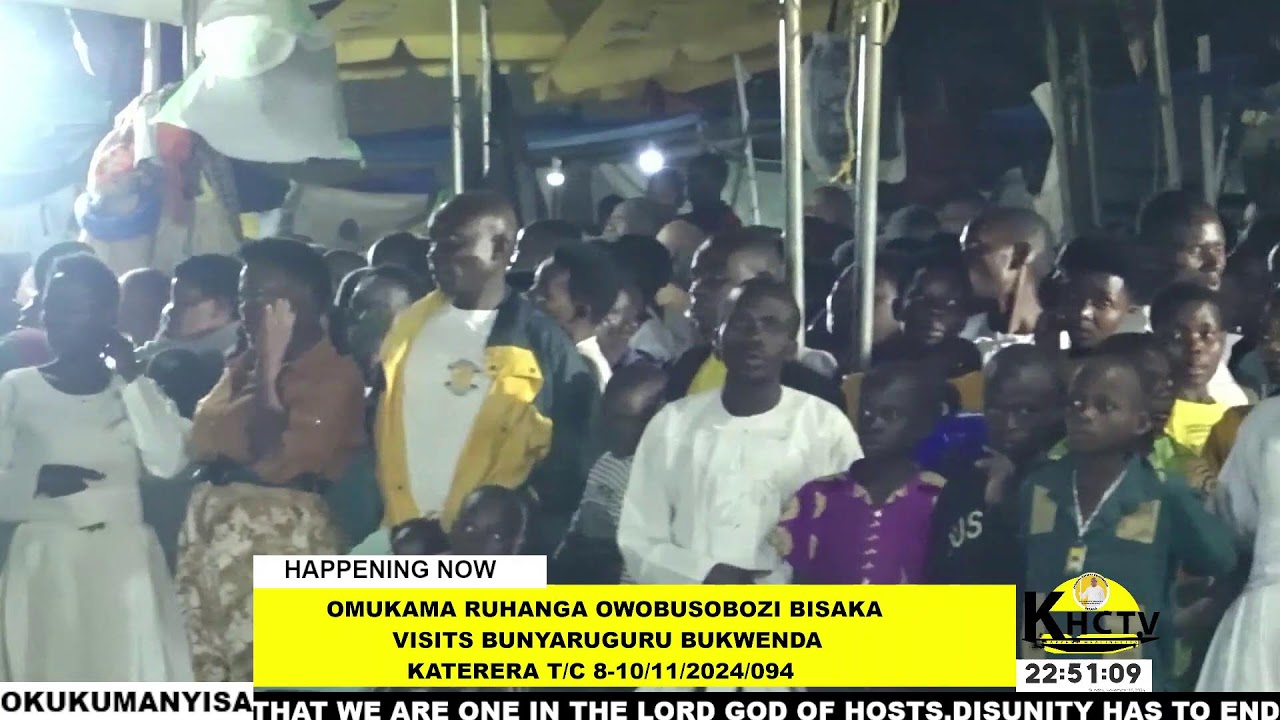 OMUKAMA RUHANGA OWOBUSOBOZI BISAKA VISITS KATERERA T/C BUNYAGURU BUKWENDA