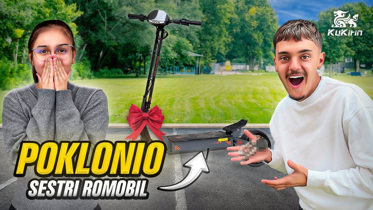 Poklonio sam SESTRI NOVI ROMOBIL! Kukirin G4