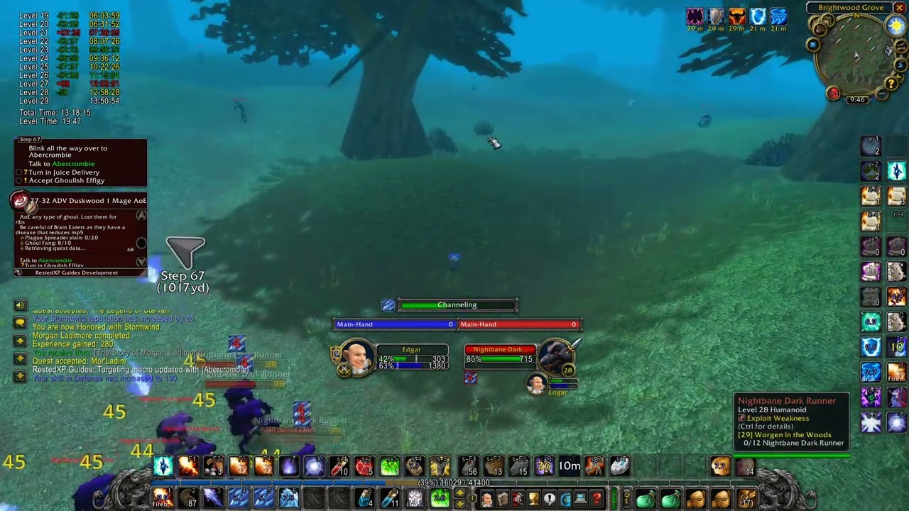 1-60 Mage - Hardcore World Record (All Classes) [SSF] - 58h 36m - Part 4 (28-30) - Classic Vanilla