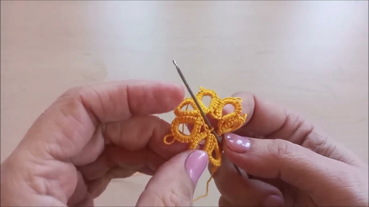 Cro  tatting  Lesson 2  Simple closed motif