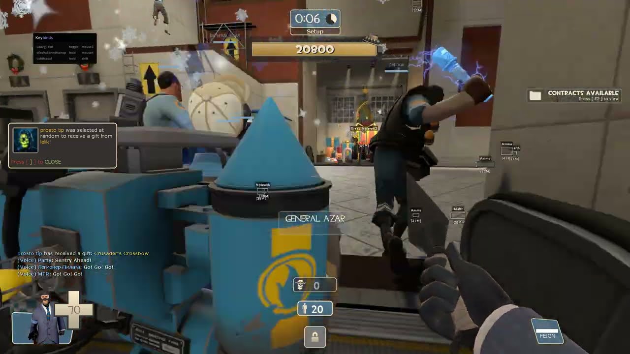 TF2 Amalgam - Победа над Сакстоном Хейлом менее чем за 2 минуты.