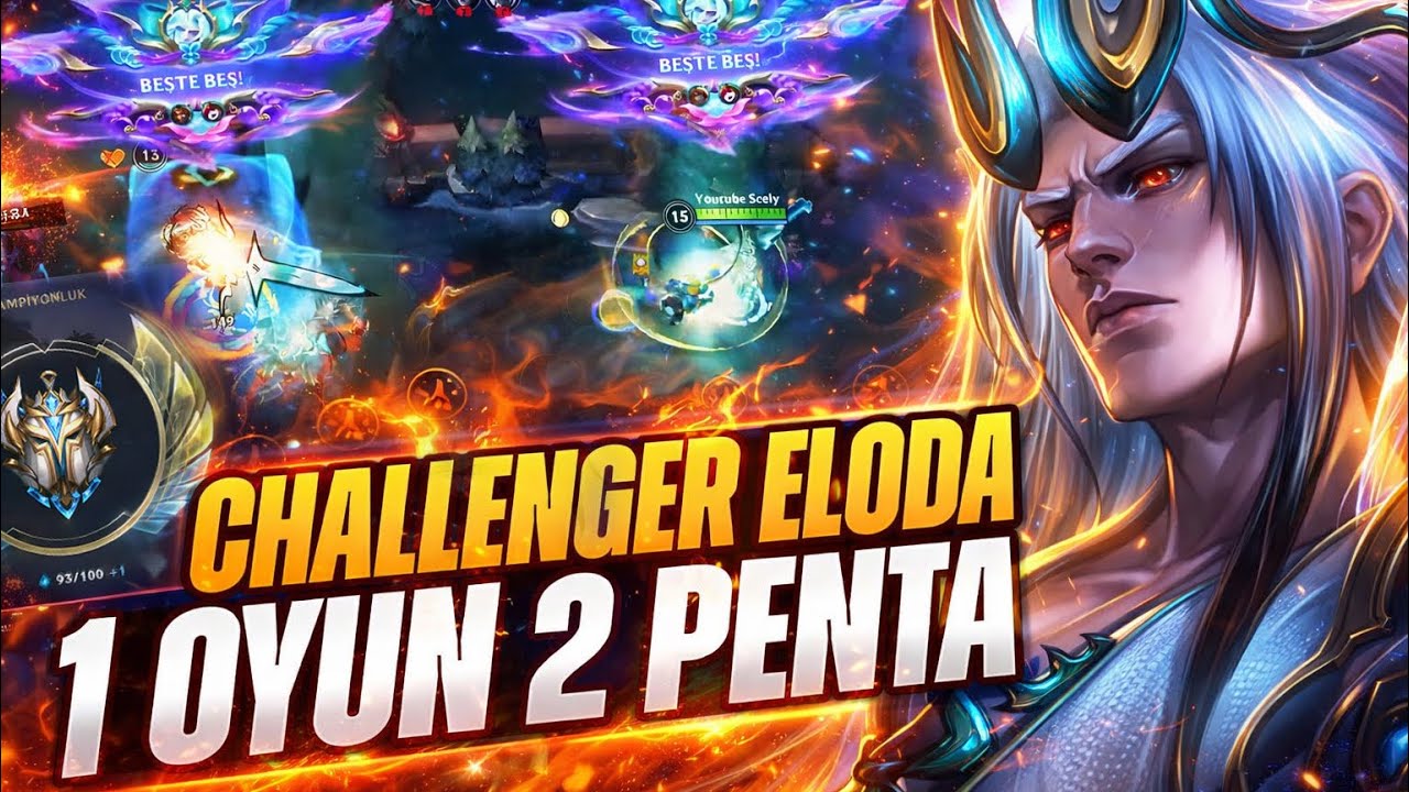 Challenger Eloda 2 PENTAYI Tek Oyunda Attım! DELİRMİŞ VİEGO - Wild Rift