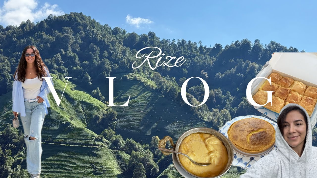 Rize VLOG | Doğu Karadenizin yeşil doğası, bol gezmeli, muhlamalı, fırtına ve yağmurlu vlog