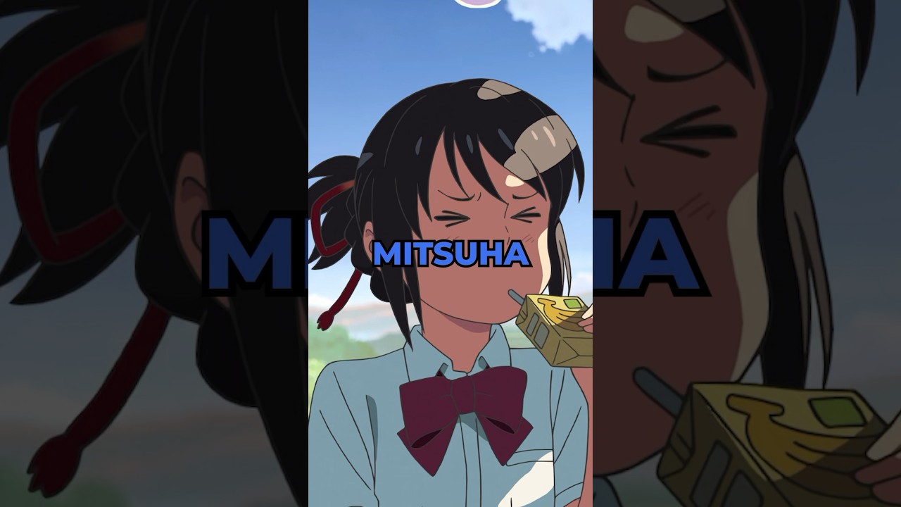 Did you notice this detail in Your Name about Mitsuha? #yourname #anime #romance