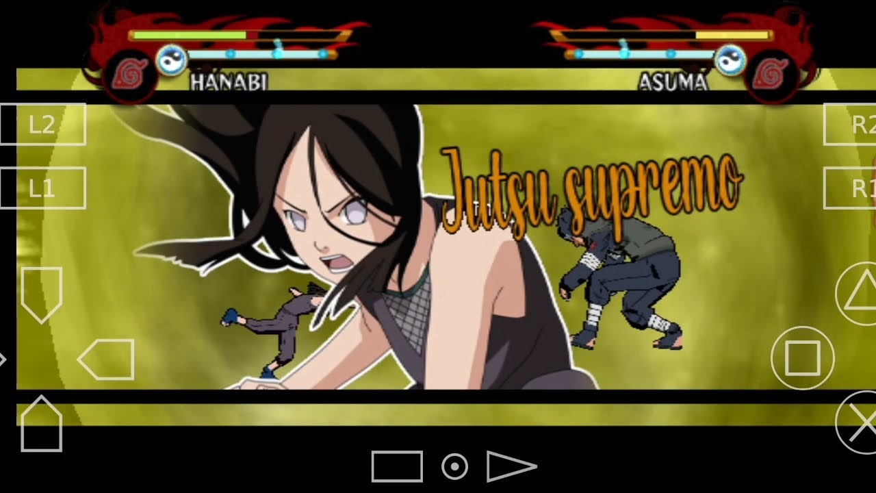 Hinata hyuga vs Asuma (insano) Cpu vs Cpu @NarutoGamerBRoficial 