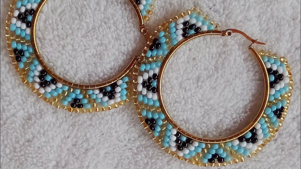 ✅ Cómo tejer aretes en mostacillas fácil, paso a paso