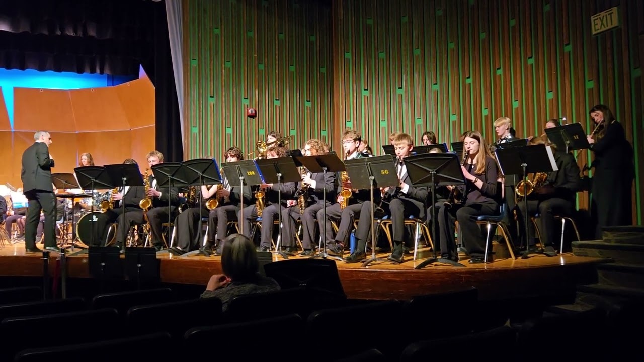 Saline HS Jazz Band performs Cotton Tail -Duke Ellington. 2-10-2026