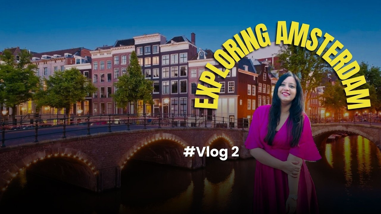 #Vlog2 | Exploring the Magic of Amsterdam | A Calm Walk Through Europe’s Most Charming City