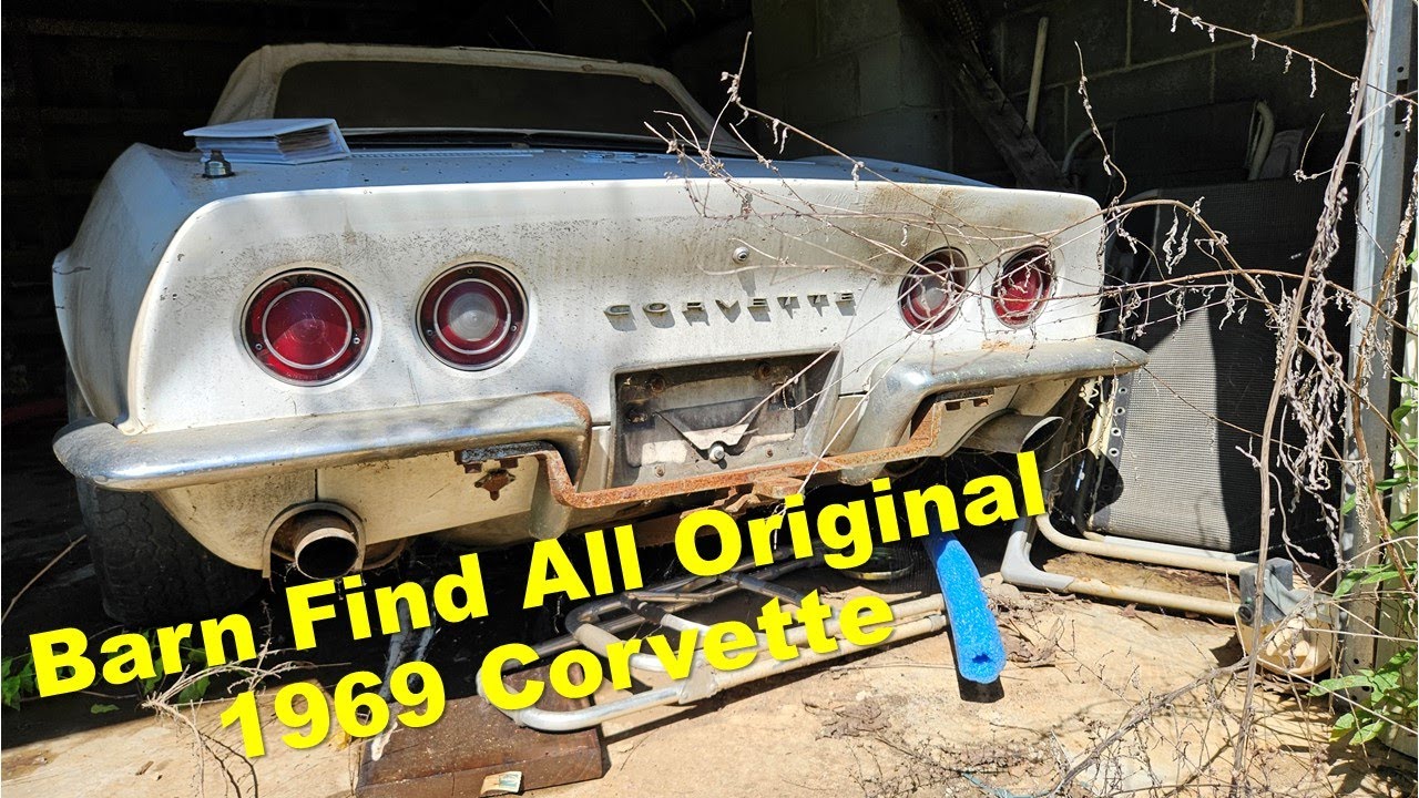 Полностью оригинальный амбарный экземпляр Corvette Stingray 1969 года