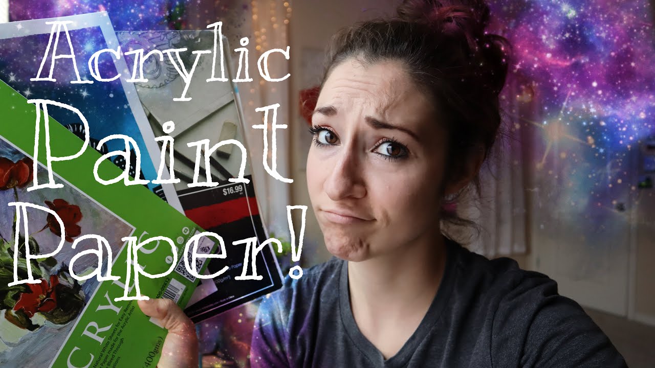 What Paper is Best for Acrylic Painting?! 🎨🌸 Before you paint your masterpiece WATCH THIS!