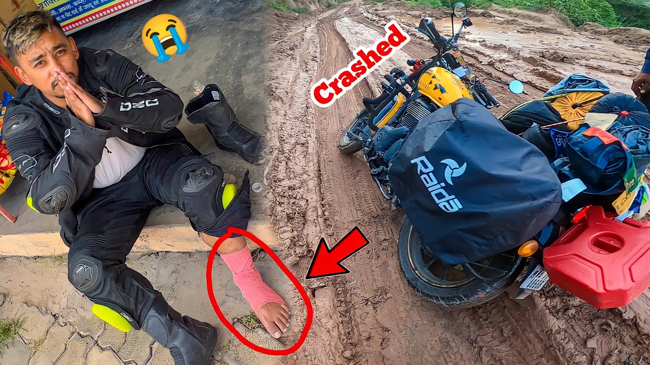 Ladakh Ride Se Pehele Bike Crashed 😭In Himachal Pradesh | Ladakh Ride Cancel ?