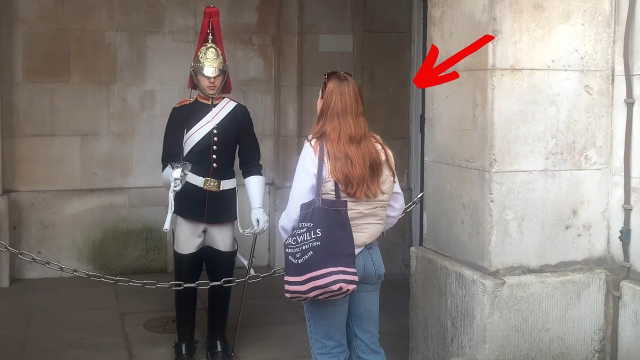 FRIENDLY King's Guard and Tourist. #bluesandroyals