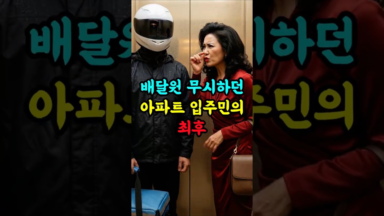 배달원 무시하던 아파트 입주민의 최후 #사연 #인생사연 #시니어사연