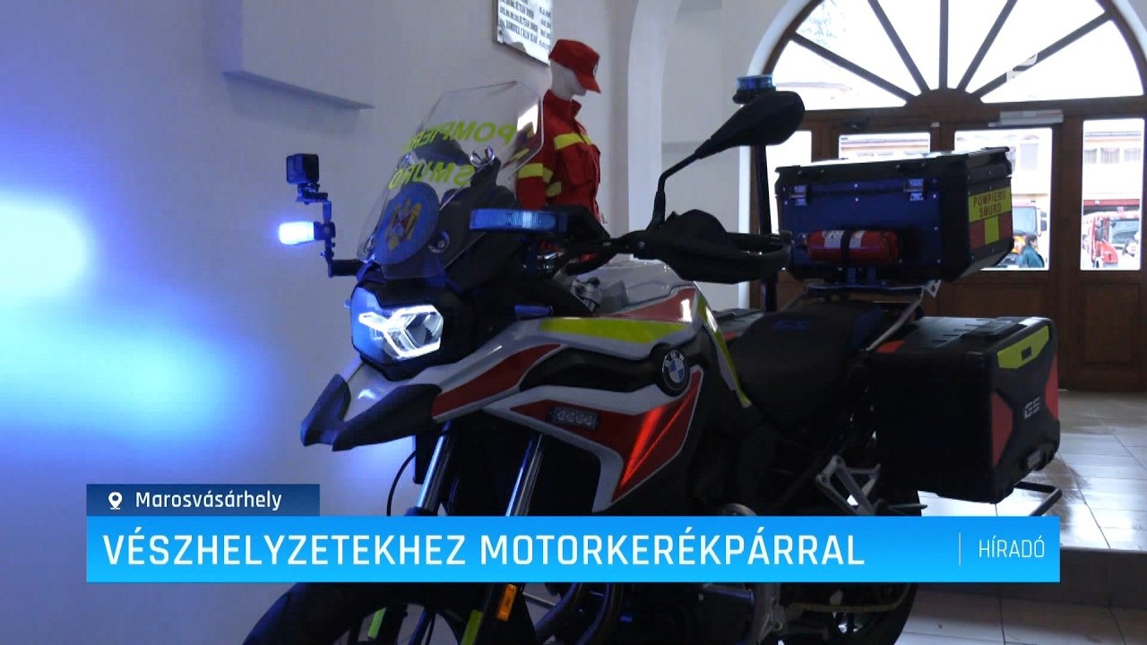 Vészhelyzetekhez motorkerékpárral – Erdély TV