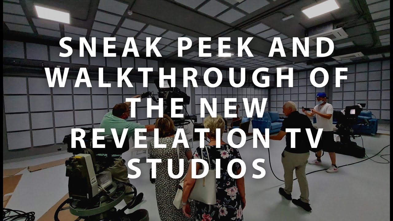Sneak Peek and Walkthrough of the new Revelation TV studios