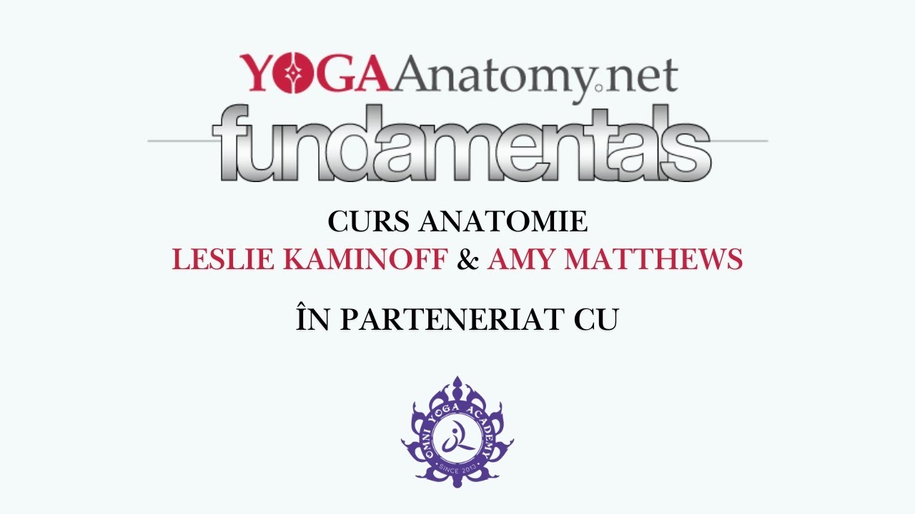 Curs Anatomie Yoga la Omni Yoga Academy & YogaAnatomy.net Fundamentals #LeslieKaminoff #AmyMatthews