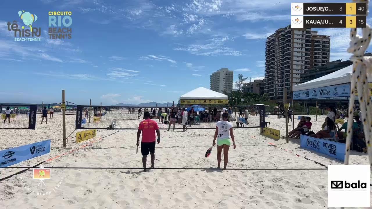 Circuito Estadual RJ Beach Tennis ! MISTA A oitavas 
JOSUE/GABI VS KAUA/JULIA