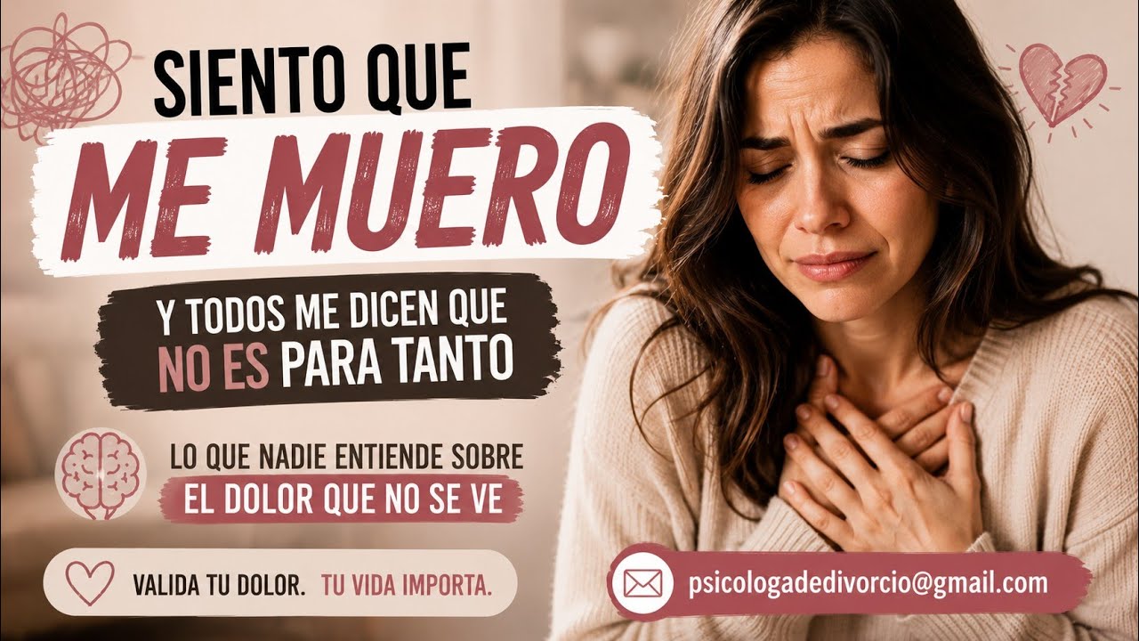 Siento que me muero.    Y todos me dicen: Que no es para tanto!