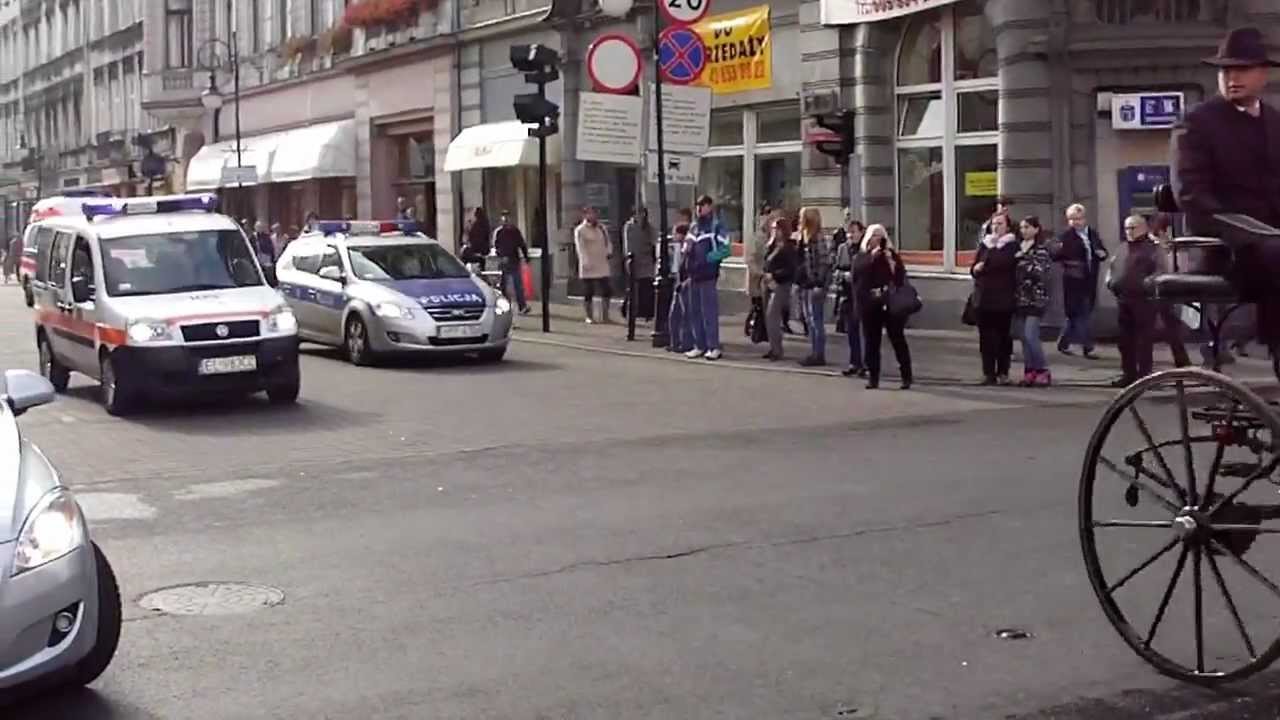 Pogotowie gazowe zablokowane -  Parada jeźdźców - Łódź