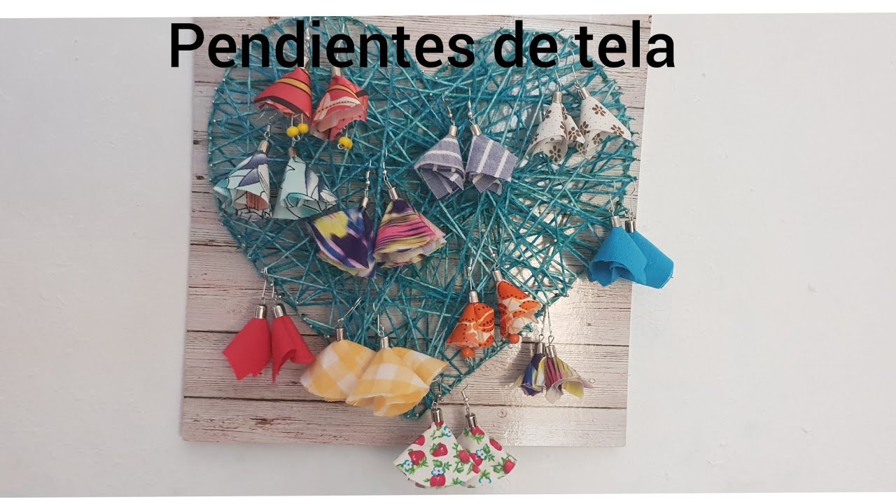 Pendientes de tela