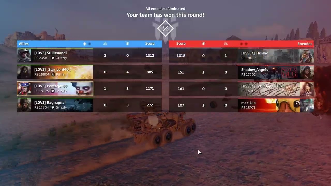 Crossout CW L0V3 vs USSEC