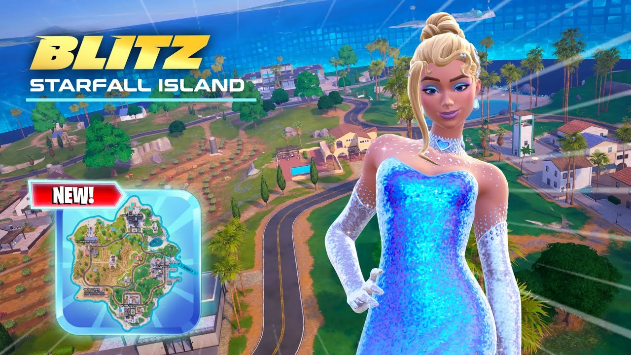 NEW Starfall Chapter 7 Fortnite Blitz Royale Map is INSANE!
