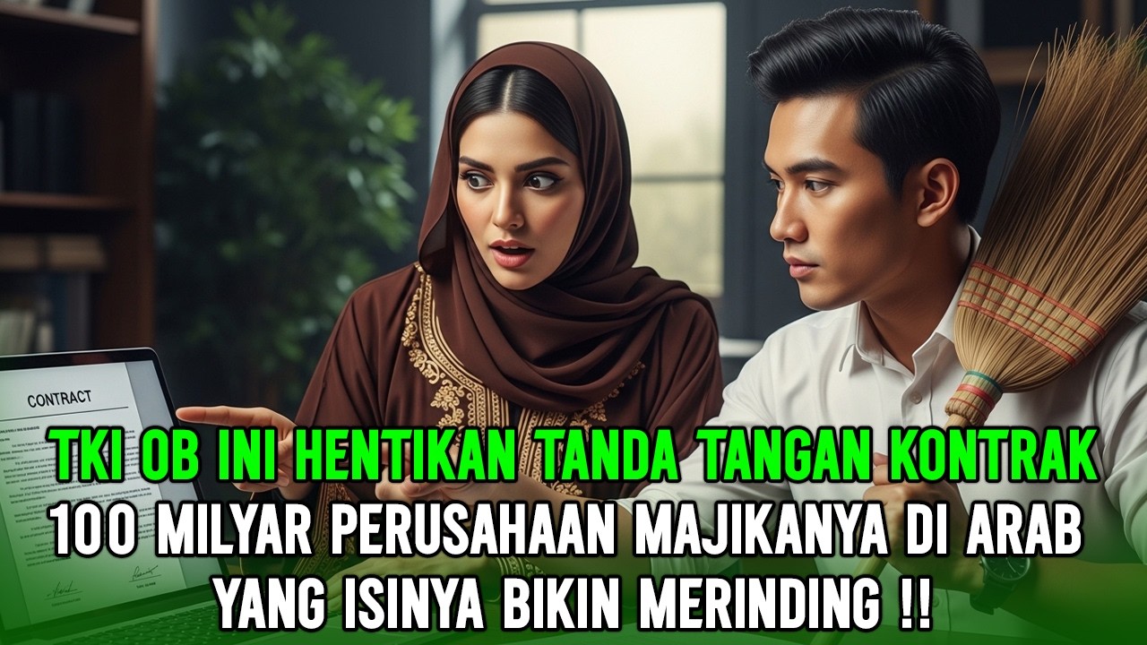 NEKAT! TKI OB ini  Hentikan Kontrak 100 MILIAR Majikan Janda Arab Cantik yg isinya Bikin Merinding!