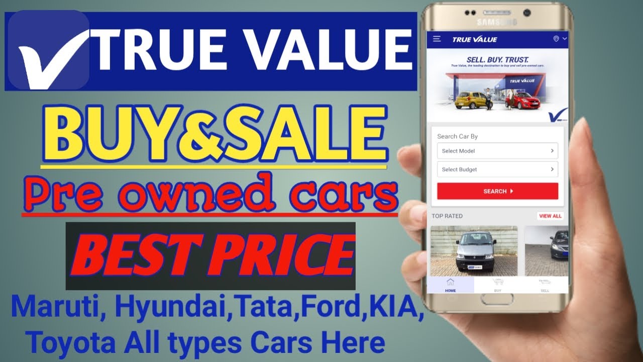How to use true value app | true value app kya hai ise  kaise chalaye pre owned cars Maruti Suzuki