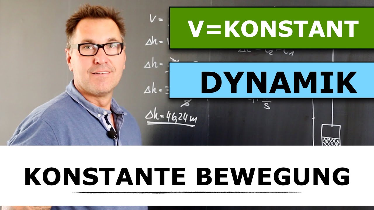 Konstante Bewegung | Gleichförmige geradlinige Bewegung eines Lastenaufzuges | Streckenberechnung