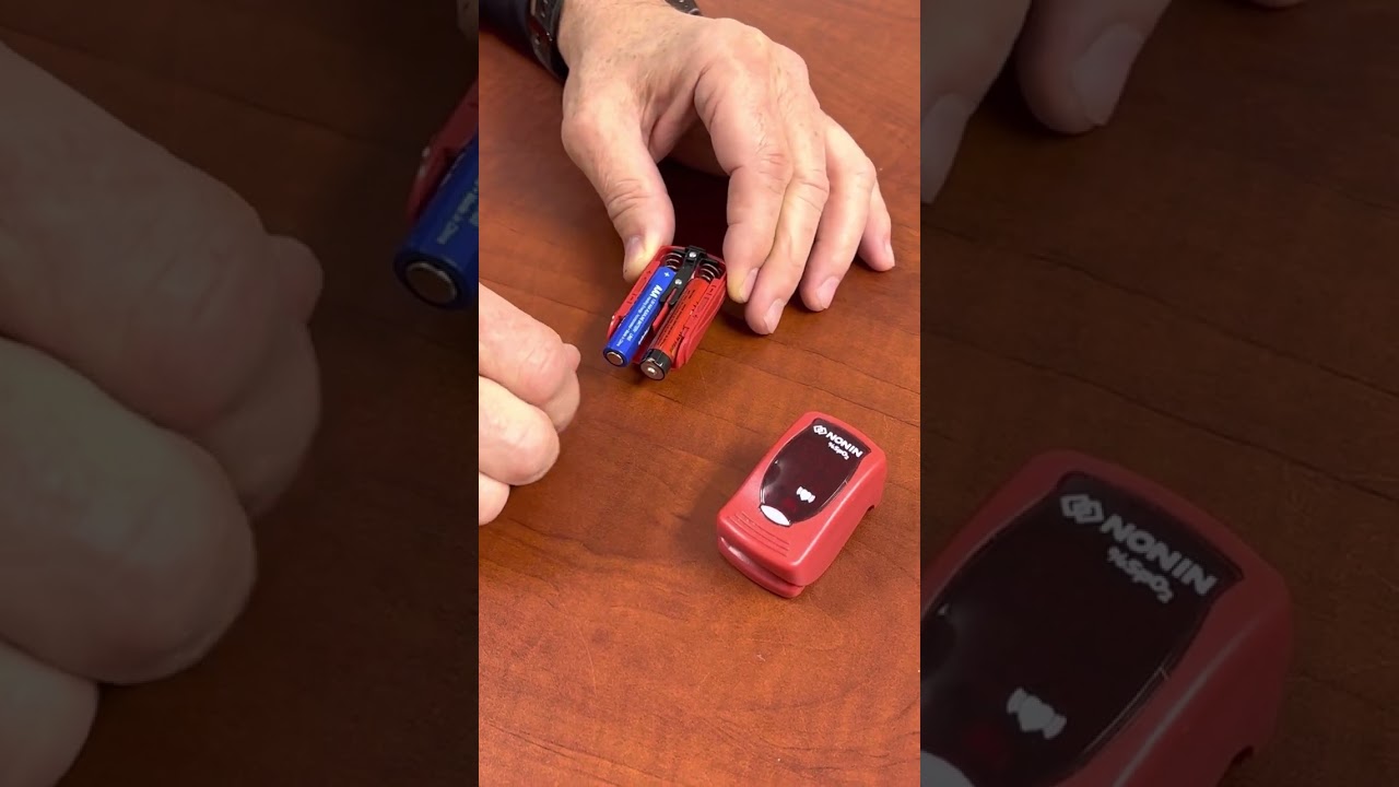 Nonin Onyx Vantage 9590 Battery Installation Video