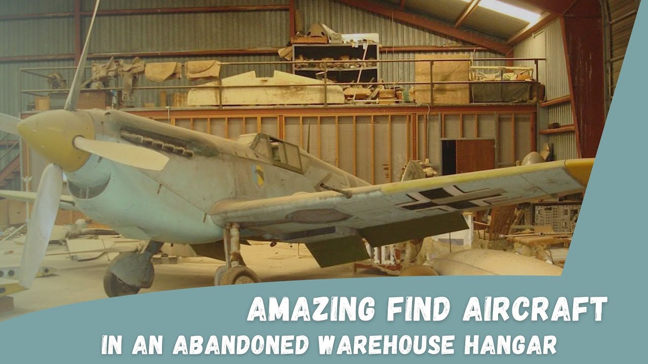 Super Find Aircraft in an Abandoned Warehouse Hangar