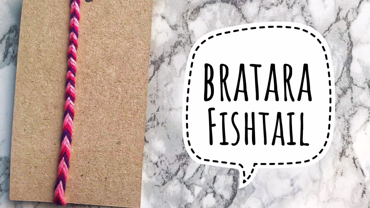 Bratara Prieteniei Model Fishtail Simplu de Facut